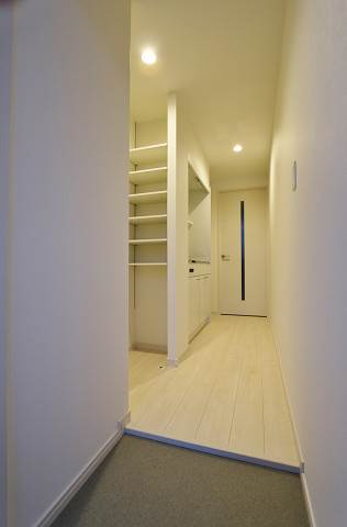 開放感のある玄関ですね