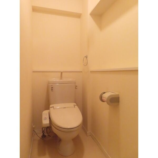 清潔感のあるトイレですね