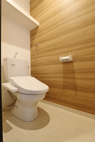 清潔感のあるトイレです