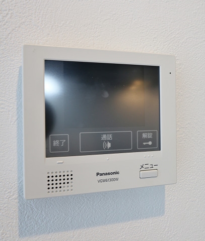 モニター付きで安心です