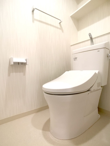 清潔感のあるトイレです