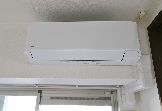 エアコン付きで快適に過ごせます