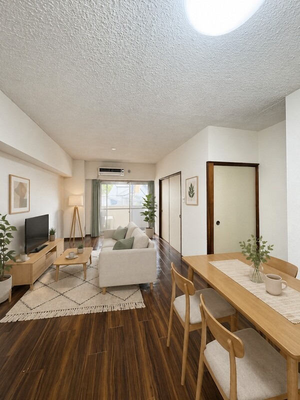 家具の配置がしやすいお部屋です