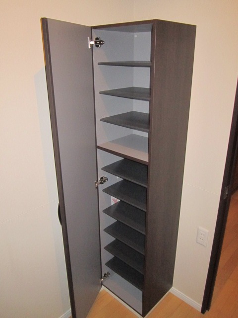 大容量シューズボックスつき。