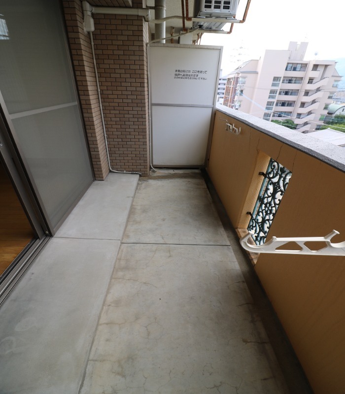 洗濯物はここ。