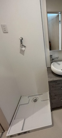洗濯機は室内に置くことができます。