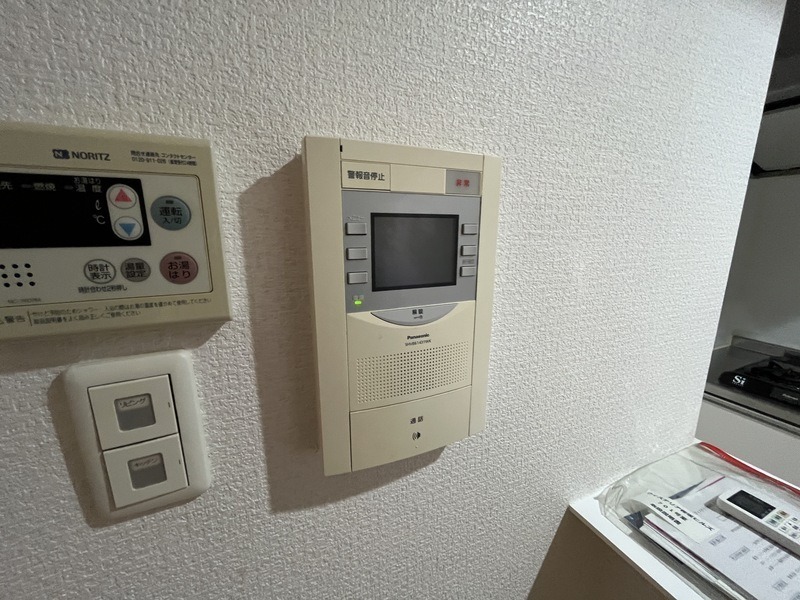 モニタ付きで安心です。