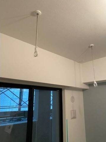 洗濯物も干せます。