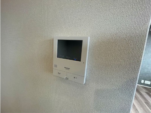 モニタ付きで安心です。