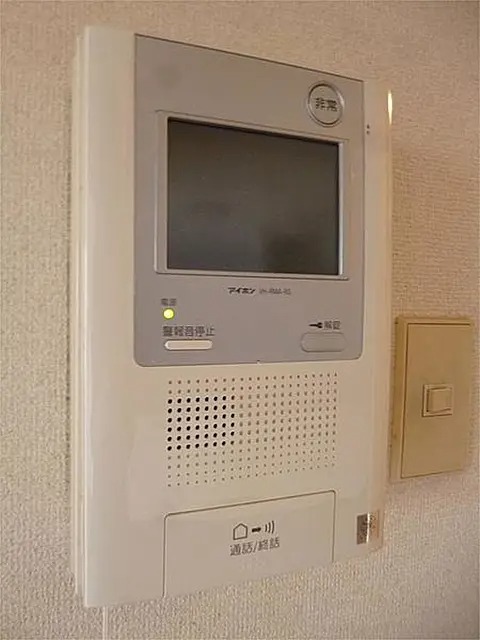 モニタ付きで安心です。