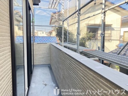 洗濯物はここ。