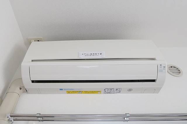 エアコン付きなので年中快適に過ごせます