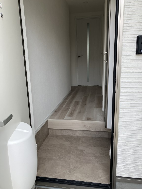 綺麗な玄関。