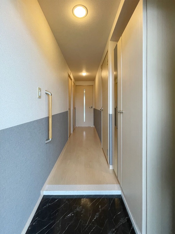 開放感のある玄関ですね
