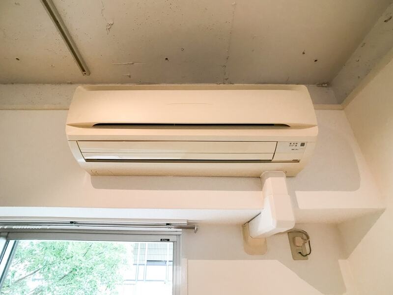エアコン付きで一年中快適に過ごせます。