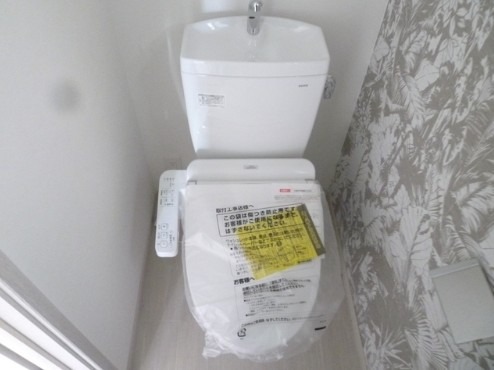 清潔感のあるトイレです