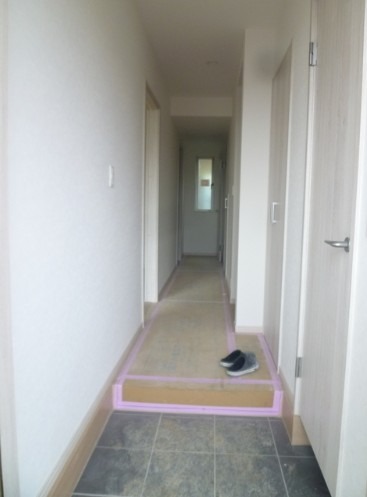 開放感のある玄関です