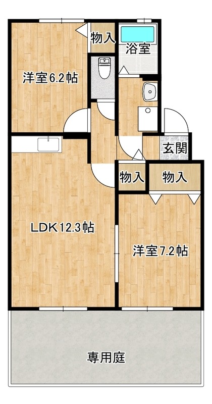 間取や内装は現状を優先します