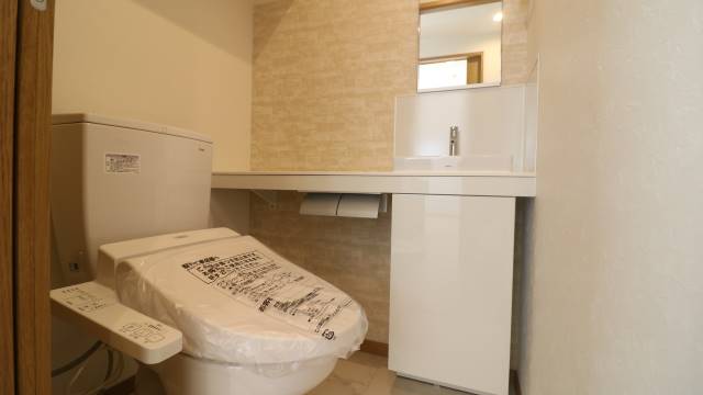 温水洗浄便座で冬場も快適です