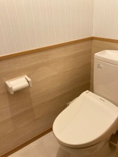 清潔感のあるトイレです