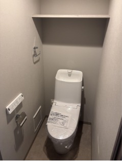 清潔感のあるトイレです
