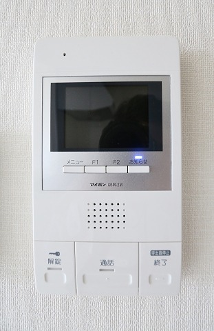 モニタ付きで急な来客時も安心ですね