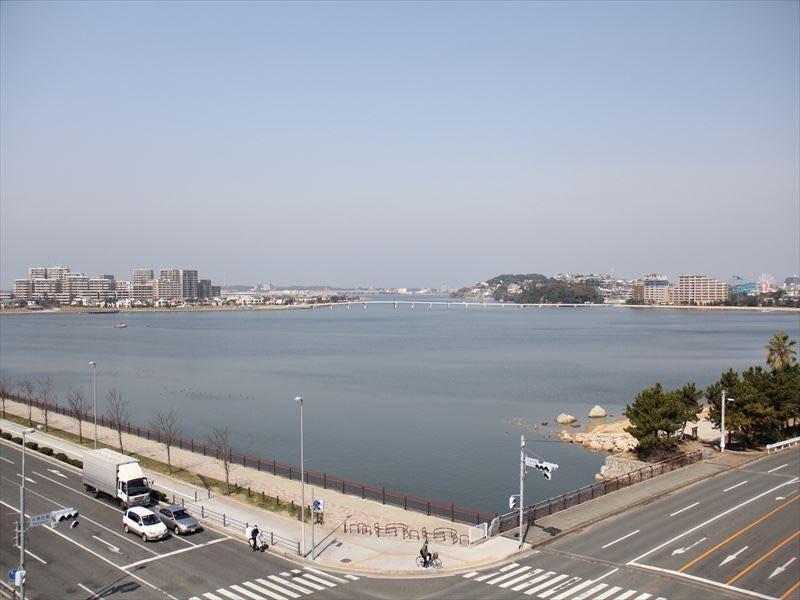 香椎浜を一望できます