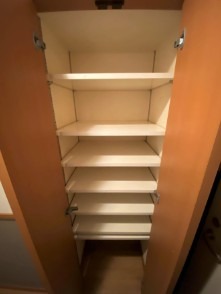 玄関収納も充分です