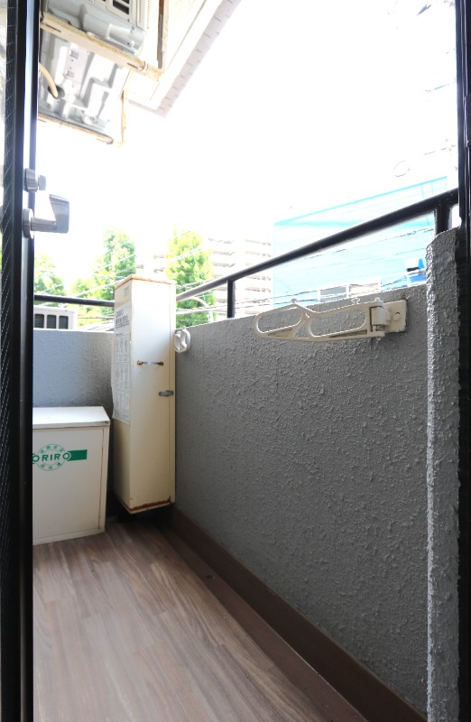 洗濯物はここ。