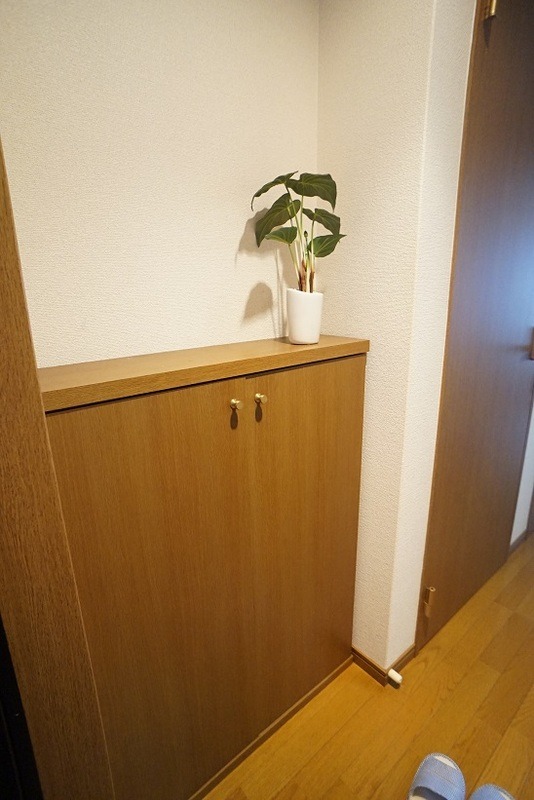 玄関にも収納があります。