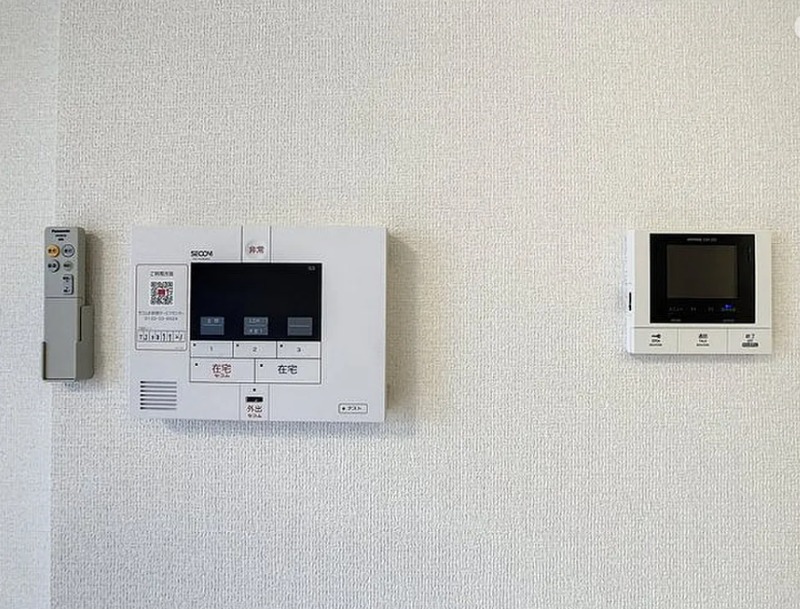 来訪者の顔も確認できます。