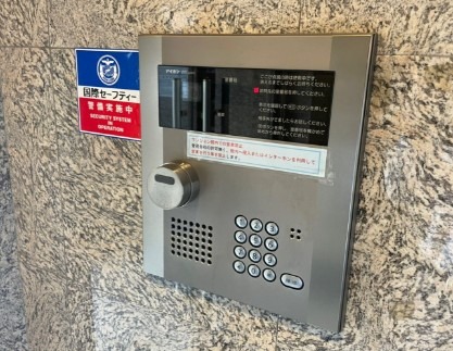オートロック付きで安心です