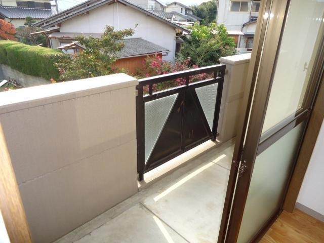 洗濯物はここ。