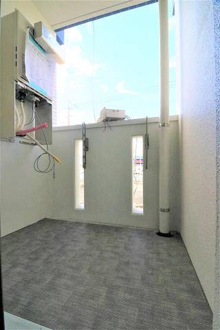 お洗濯はこちらで