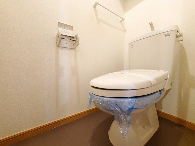 清潔感のあるトイレですね