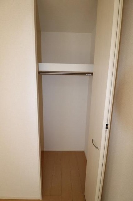 収納も完備。