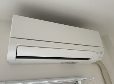エアコン完備で1年中快適に過ごせます