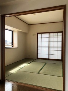 和室があり、子供が転んでも安心