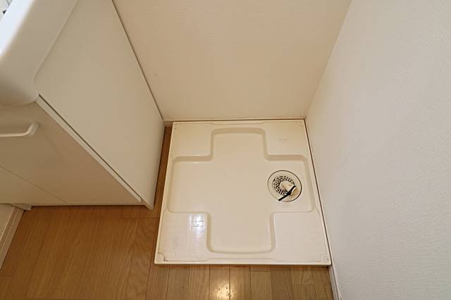 安定の室内洗濯機置場
