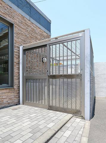 ゴミ置き場も綺麗に管理されています