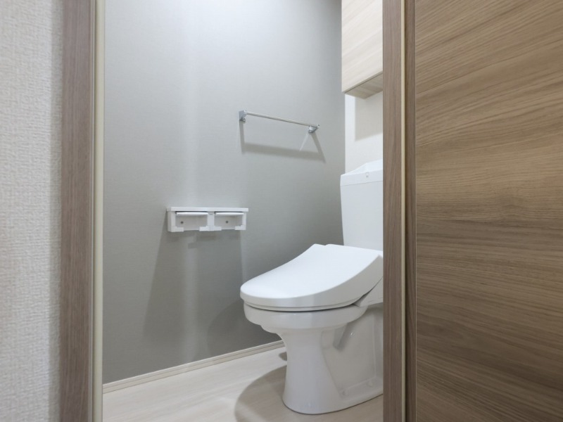 清潔感のあるトイレです