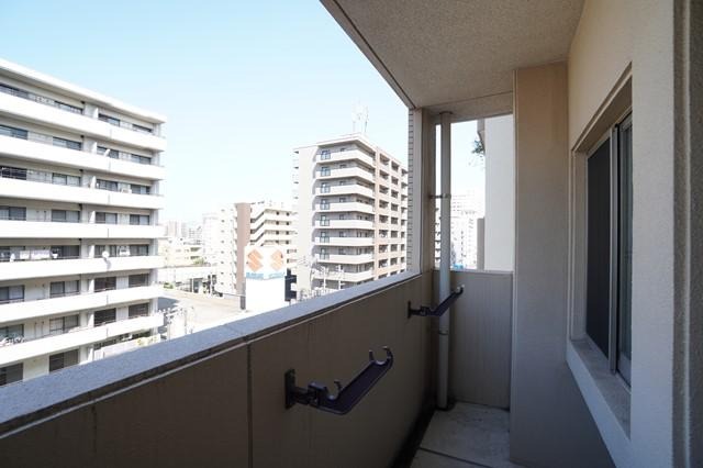 洗濯物はここ。