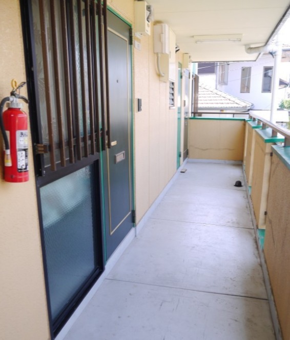 管理の行き届いた共用廊下