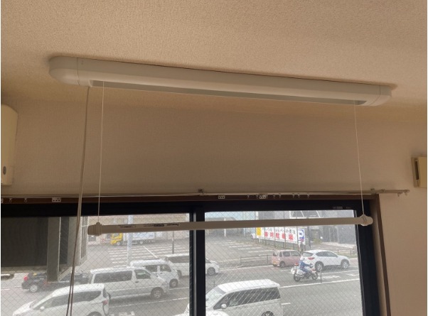 雨の日に助かる室内物干し