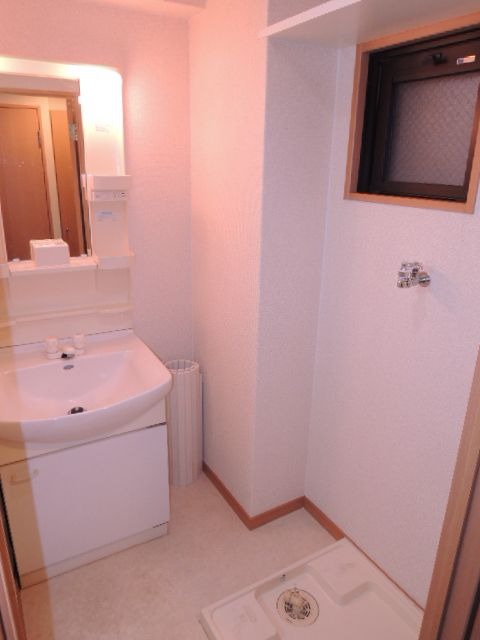 オシャレな洗面台付き
