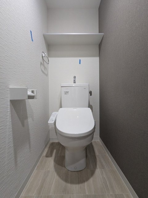 清潔感のあるトイレですね