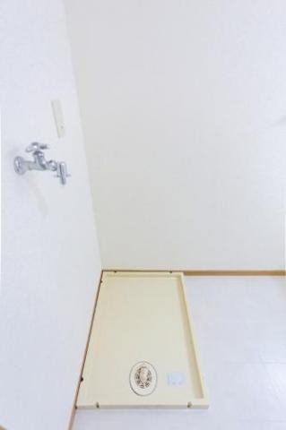 室内洗濯機置き場です