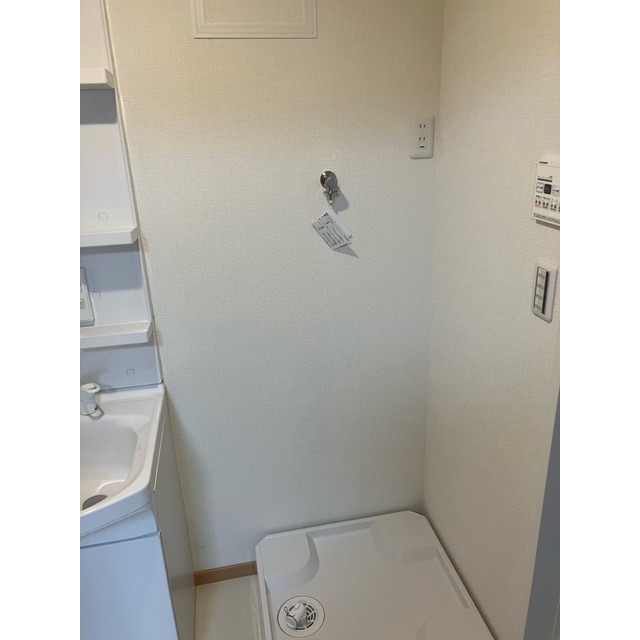 洗濯機置き場はこちら
