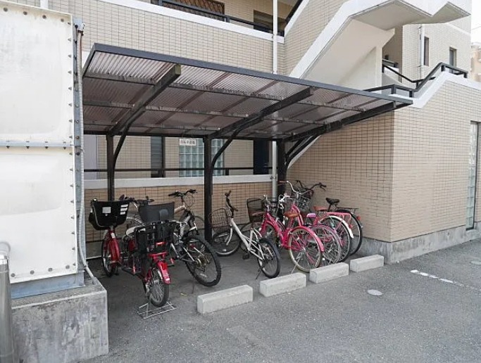 駐輪場もあります