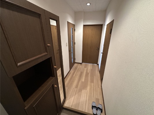 開放感のある玄関ですね